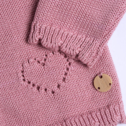 Chicco Cardigan in filo Rosa