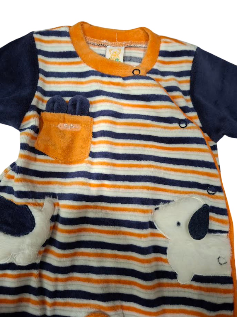 Luglio Tutina Neonato Intera a Righe