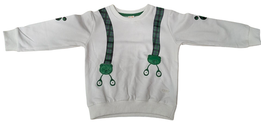 Luglio Completo Felpato Bambino Verde