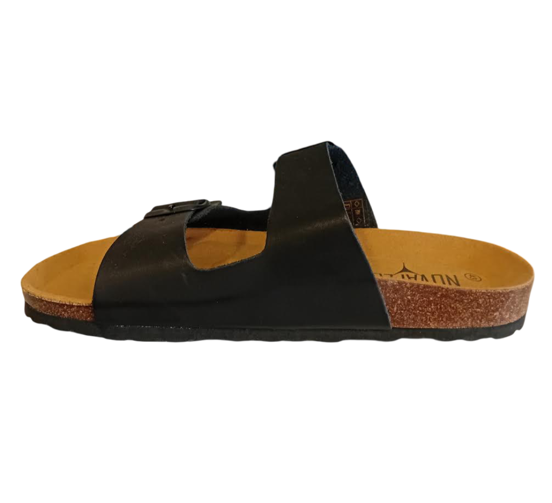 Novaflex Sandalo Doppia Fibbia Uomo Nero 43