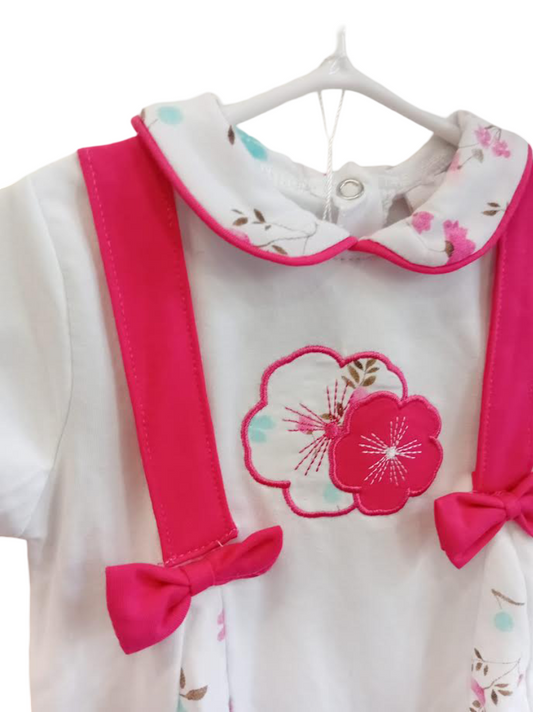 Luglio Pagliaccetto Fantasia Rosa e Bianco