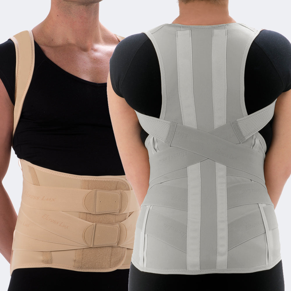 Camp Corsetto semirigido dorsolombare con spallacci Elcross Lux 2137