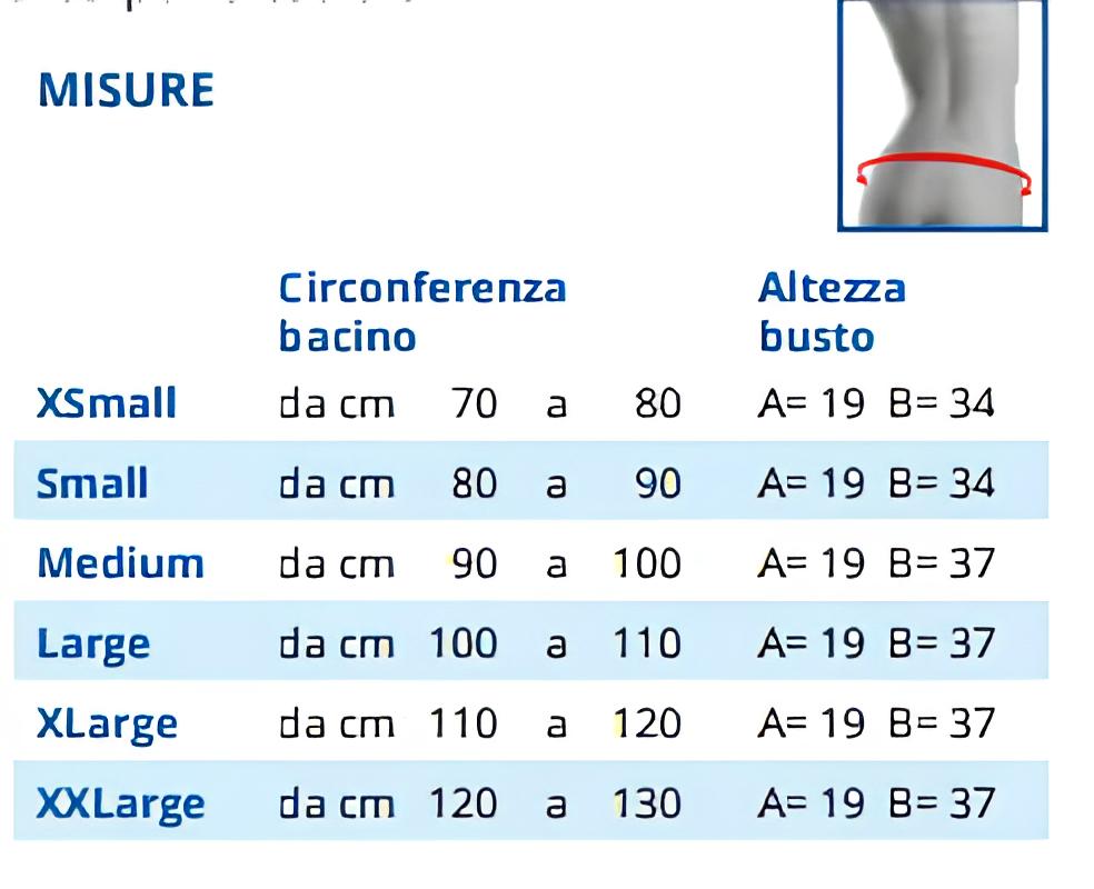 Camp 7428 Vertebradyn FORCE Busto rigido lombosacrale alto