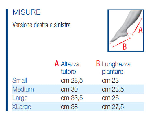 Camp NA 400 Molla di Codivilla Tutore in polietilene per piede equino