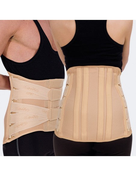 5035 CAMP 50 Corsetto lombosacrale alto con 4 stecche posteriori