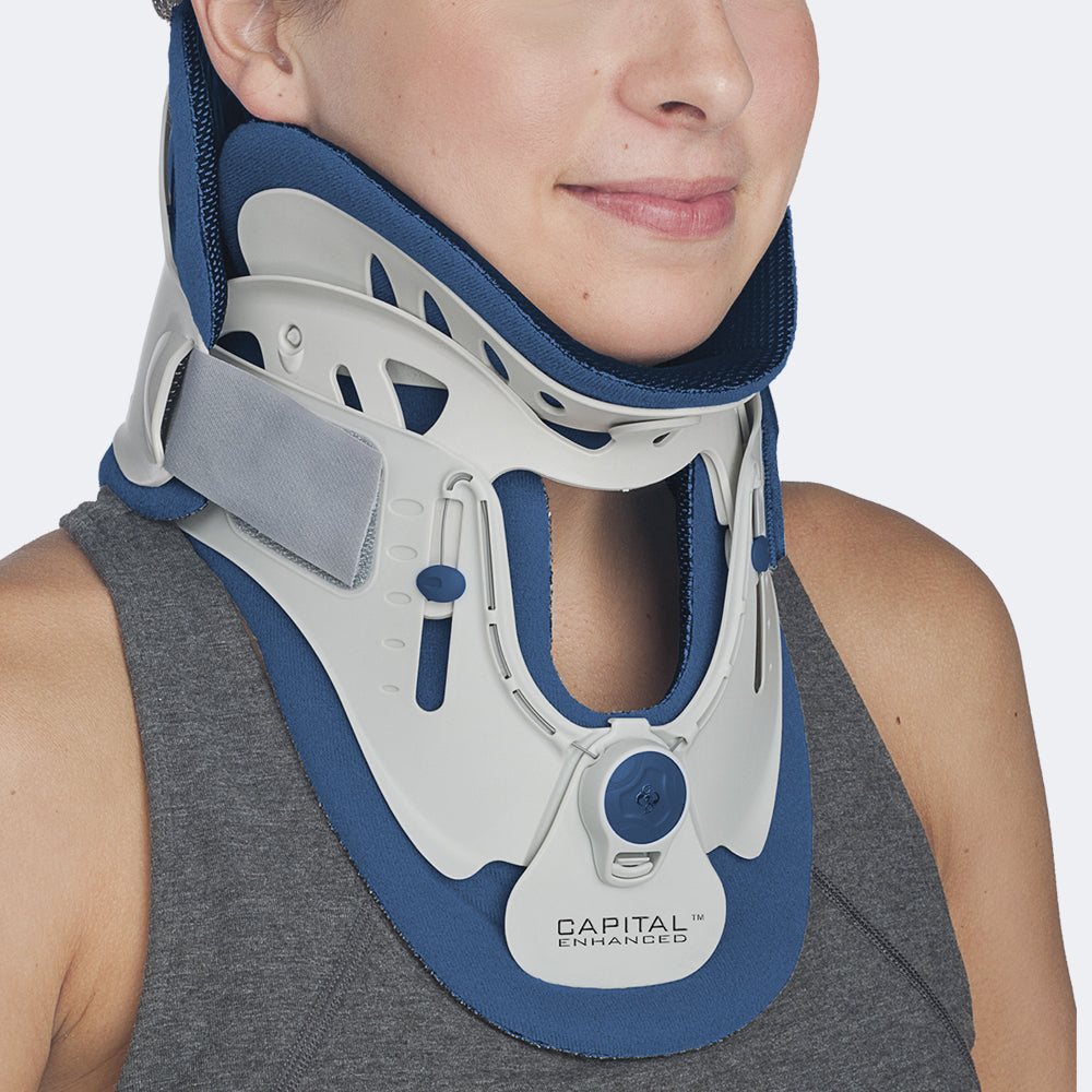 Tielle Camp CAPITAL Enhanced Tutore cervicale bivalve regolabile in altezza con sistema “BOA”