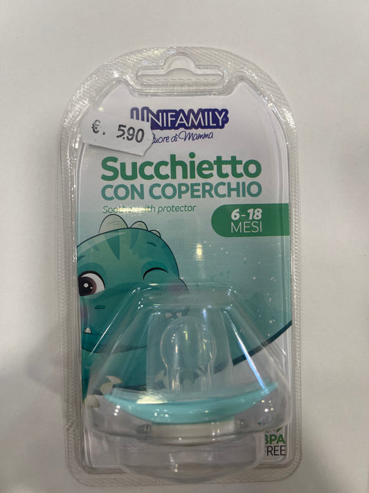 Unifamily ciuccio con coperchio 6-18