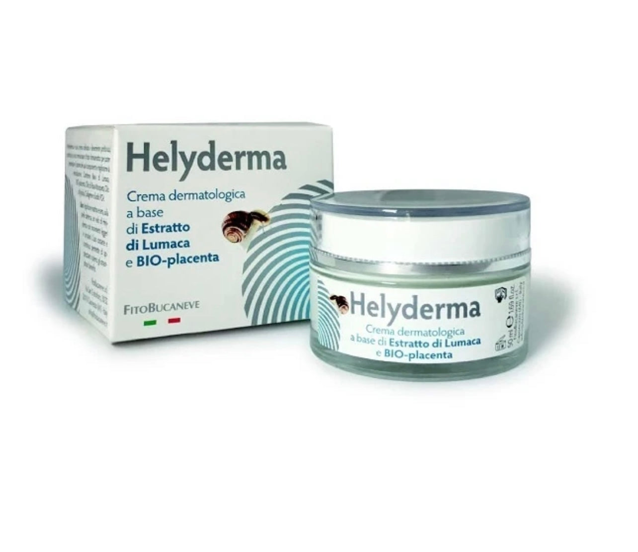 Helyderma crema a base di bava di lumaca e bio placenta