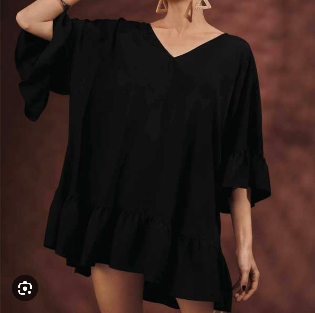 Anita tunica Akalani nero