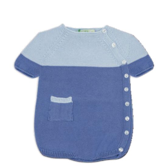 Luglio Pagliaccetto Nascita in Filo chiusura laterale con bottoni