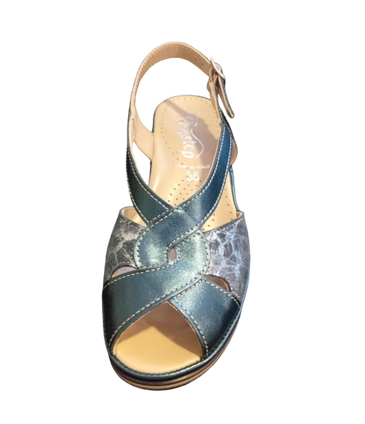 Gileplant Sandalo con cinturino Blu