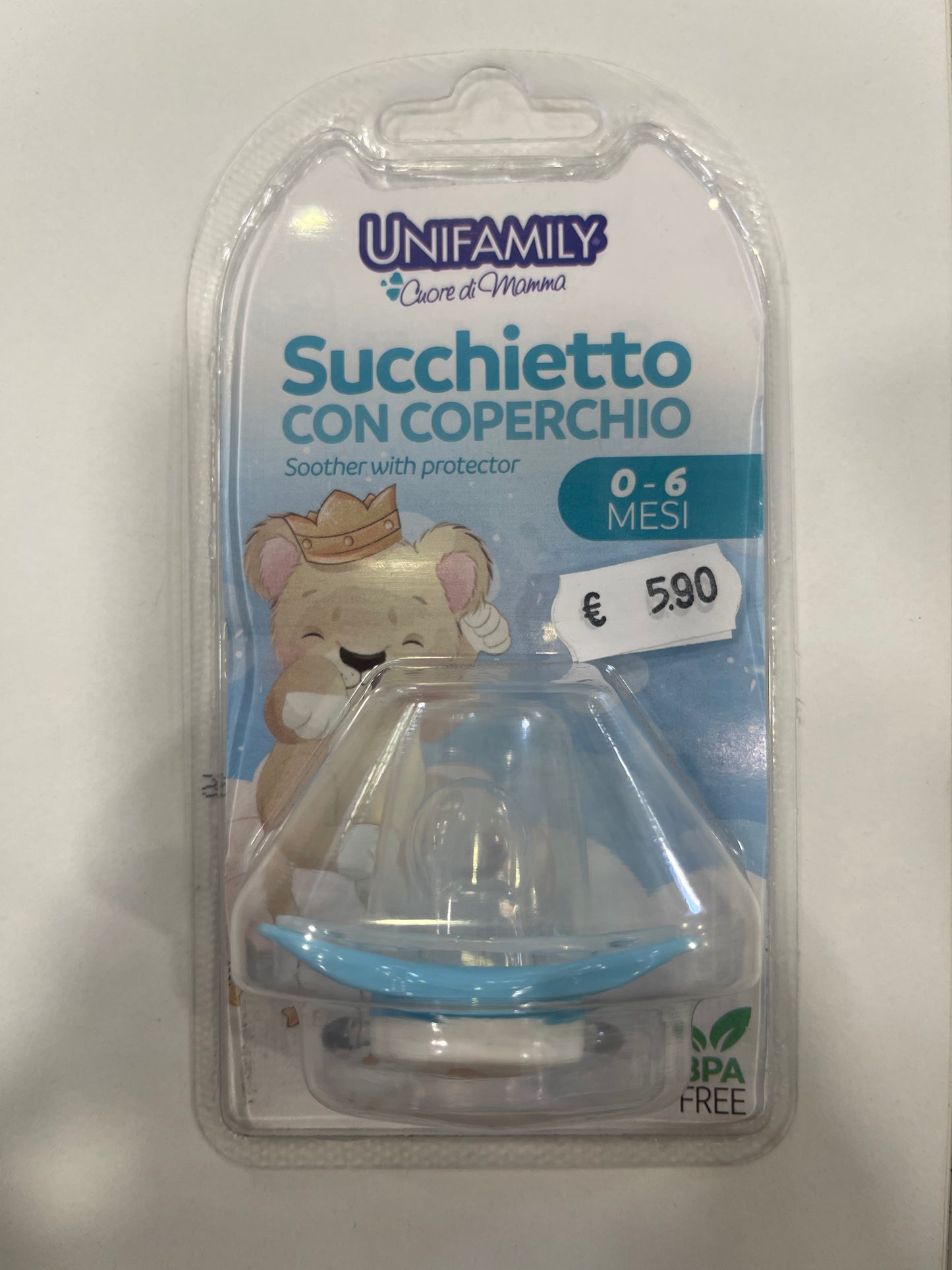 Unifamily ciuccio con coperchio