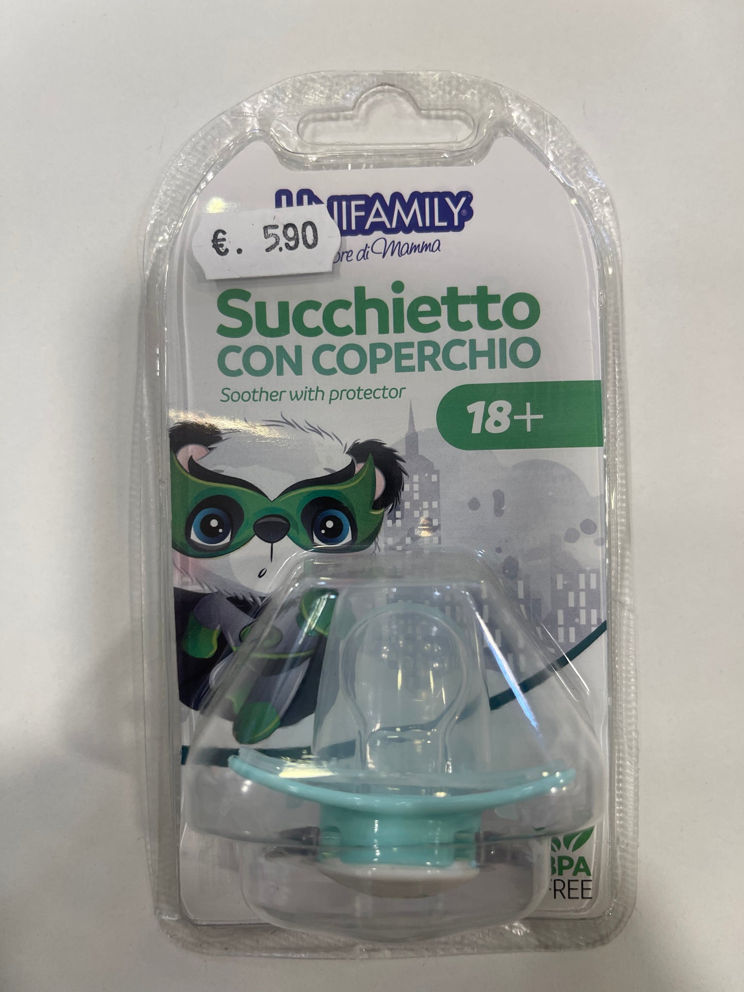 Unifamily ciuccio con coperchio