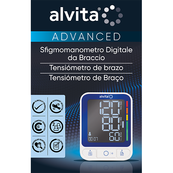 Alvita sfigmanometro digitale automatico advance