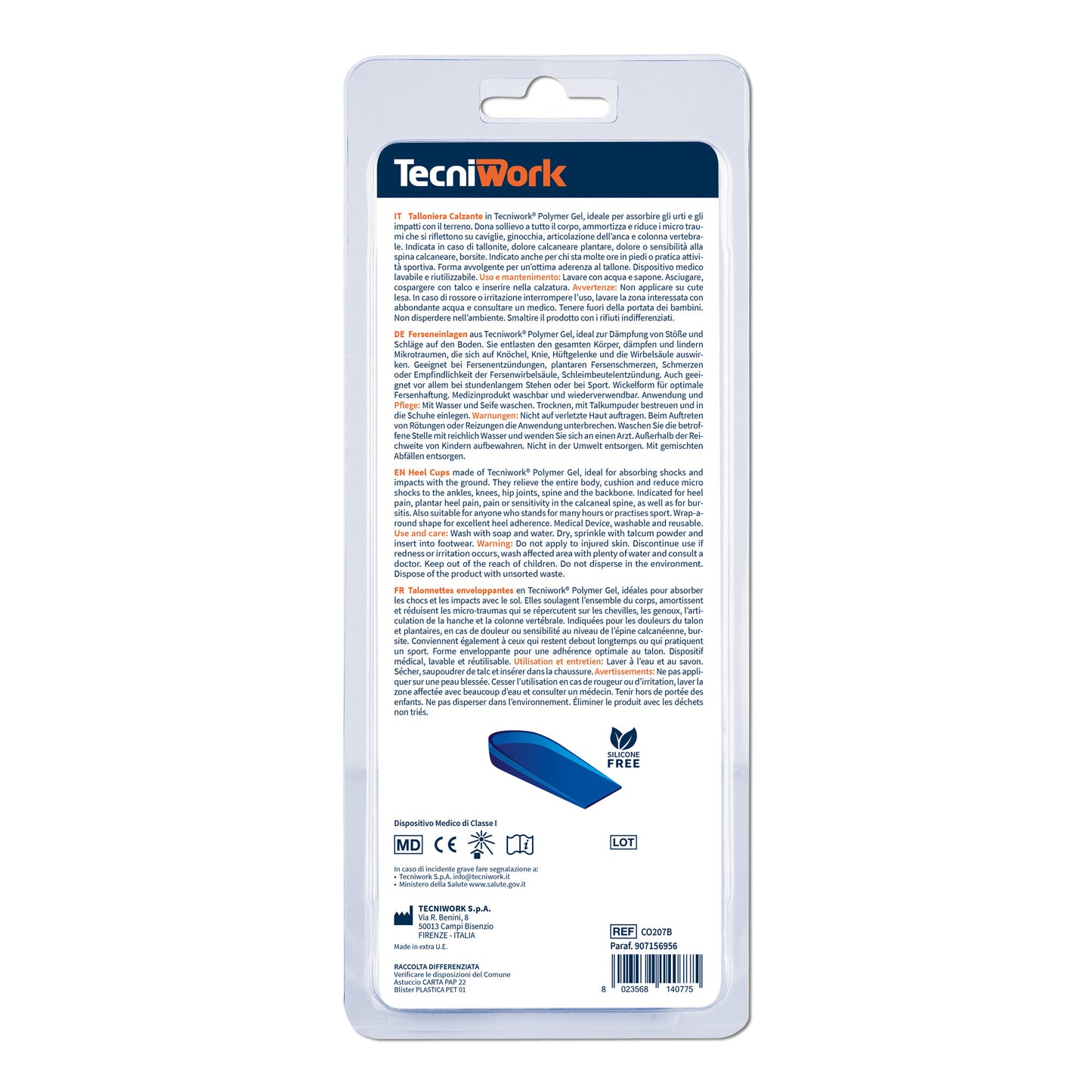 Tecniwork Talloniere Calzanti in Bio-Gel