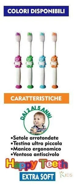 CuraDent® Happy Teeth Spazzolini per bambini