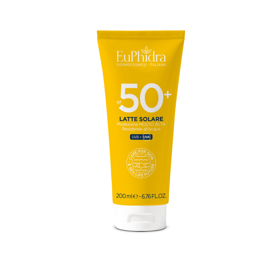 Euphidra Latte Solare Corpo Protezione molto alta resistente all'acqua spf 50+