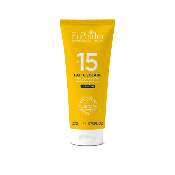 Euphidra latte Invisibile solare corpo resistente all'acqua con protezione spf 15