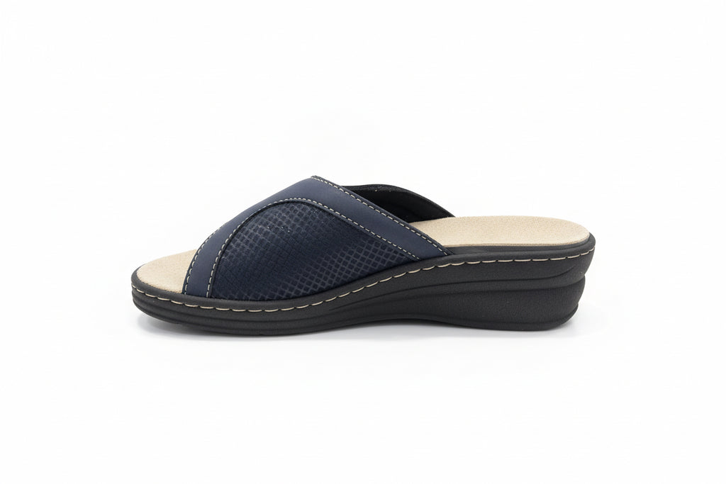 Itersan Pantofola Ortopedica Donna Blu Navy