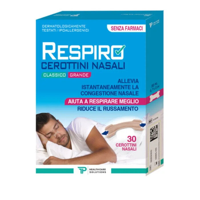 Respiro Cerottino Nasale 30 pezzi