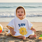 Chicco poncho con cappuccio in spugna di cotone Sole 6-9 mesi