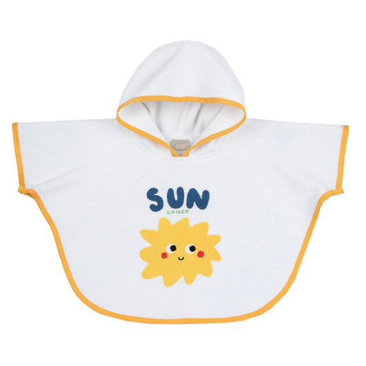 Chicco poncho con cappuccio in spugna di cotone Sole 6-9 mesi