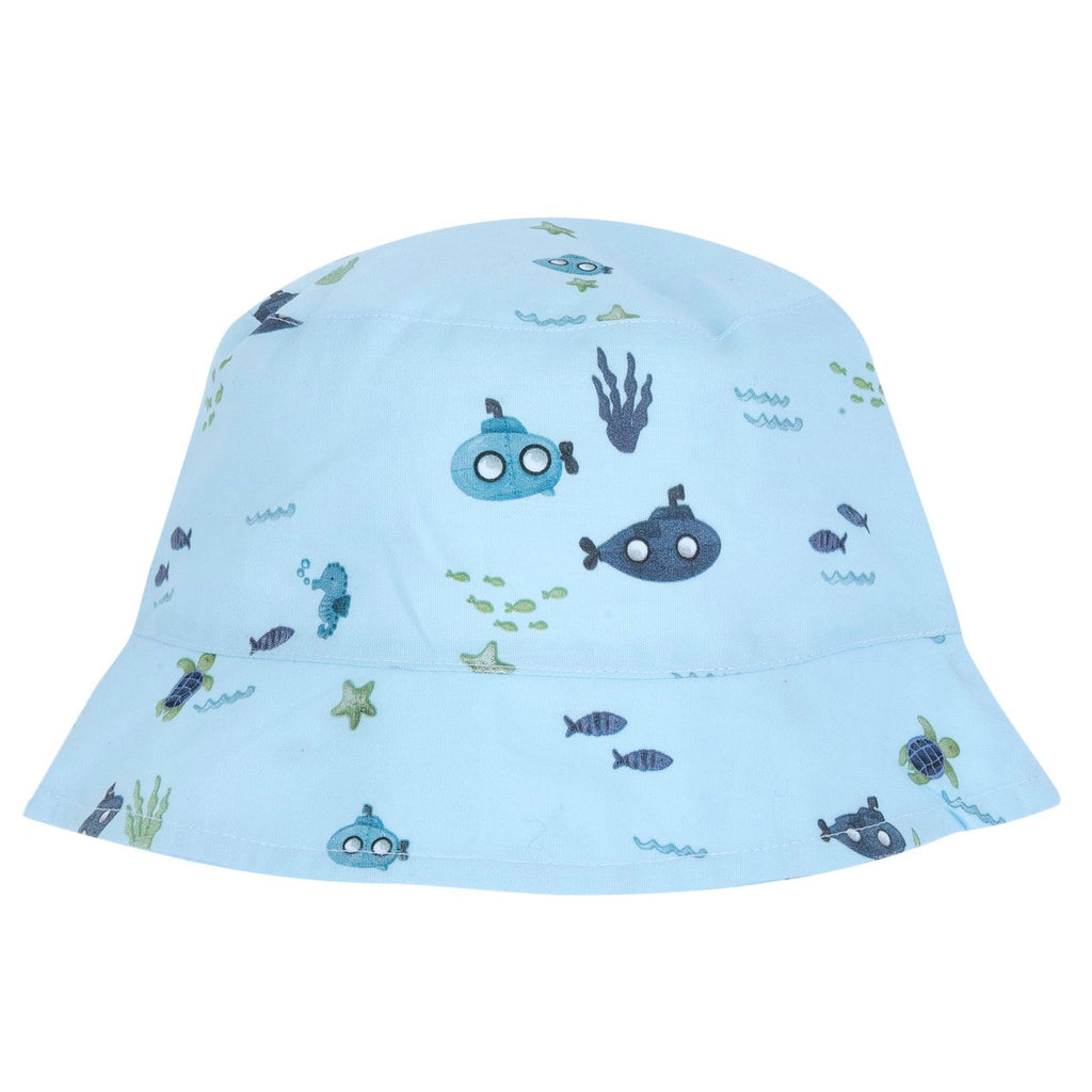 Chicco Cappello modello pescatore  con figure oceano