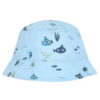 Chicco Cappello modello pescatore  con figure oceano