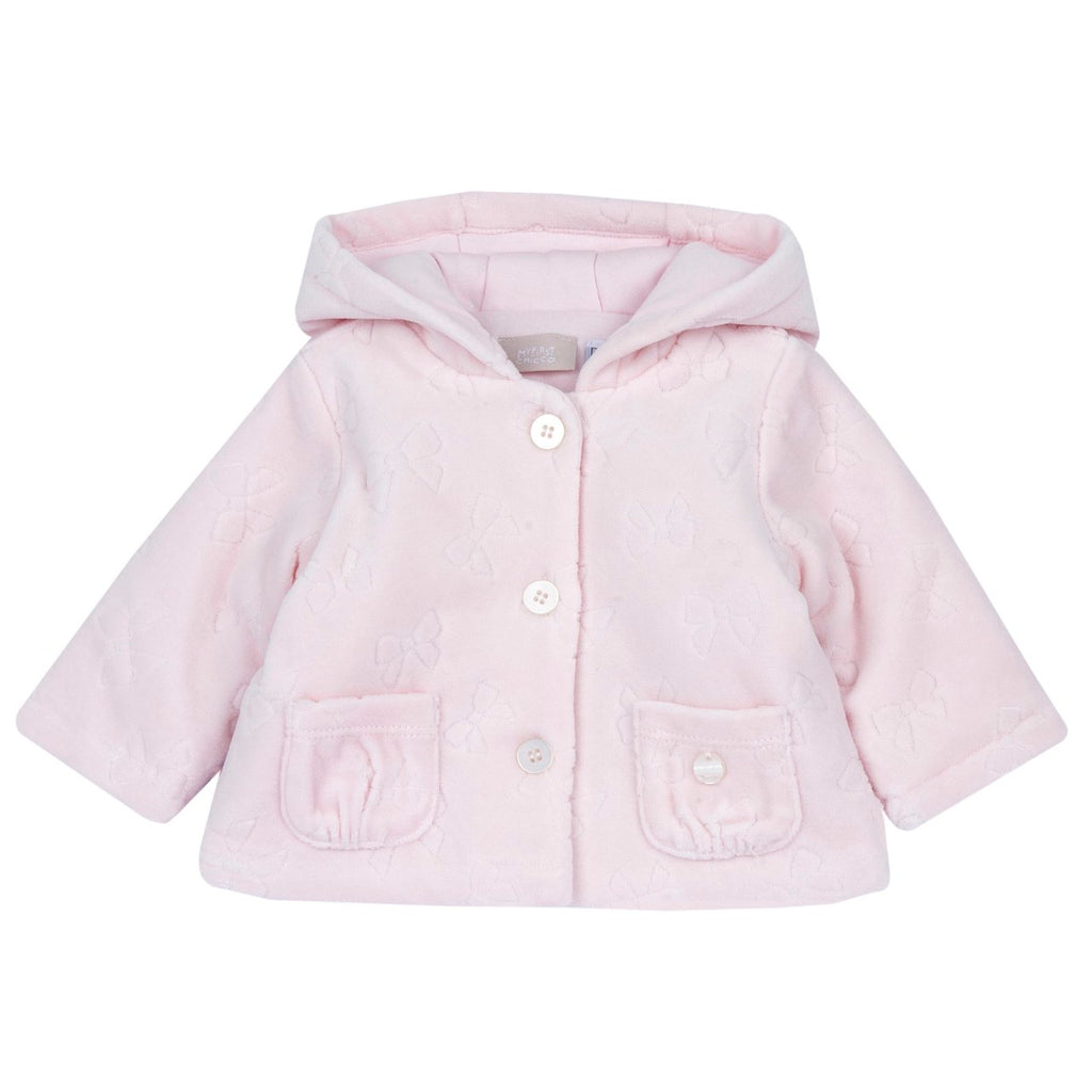 Chicco Cardigan Rosa con Cappuccio