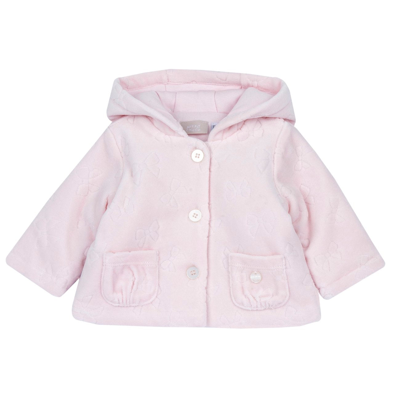 Chicco Cardigan Rosa con Cappuccio