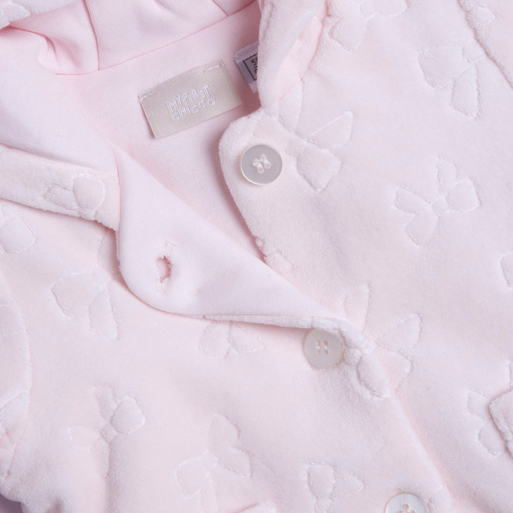 Chicco Cardigan Rosa con Cappuccio