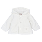 Chicco Cardigan Bianco con Cappuccio