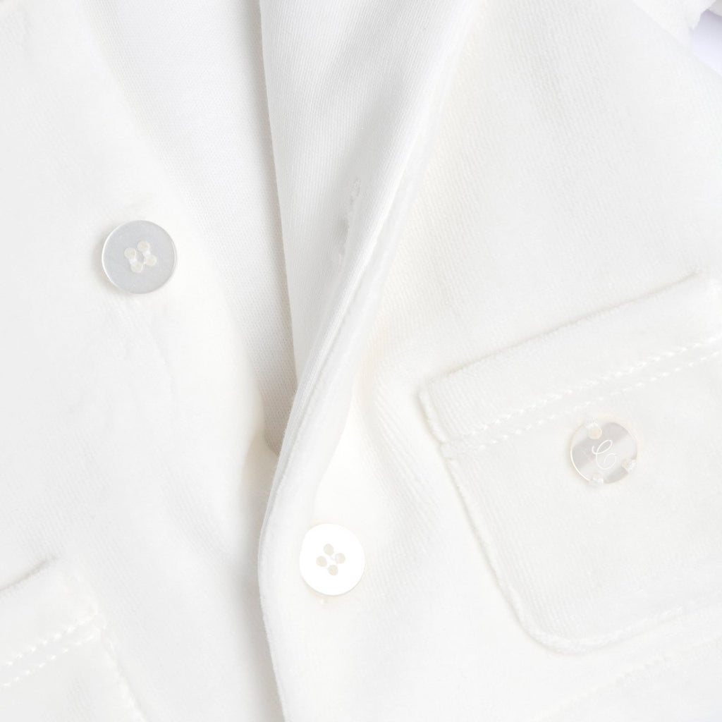 Chicco Cardigan Bianco con Cappuccio