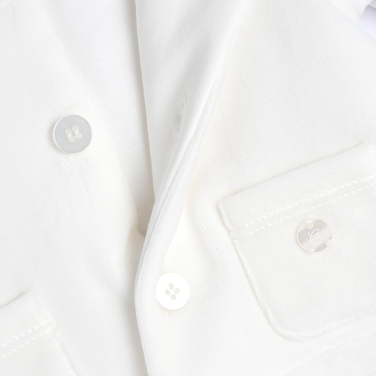 Chicco Cardigan Bianco con Cappuccio