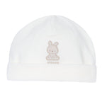 Chicco cappellino neonato ciniglia bianco