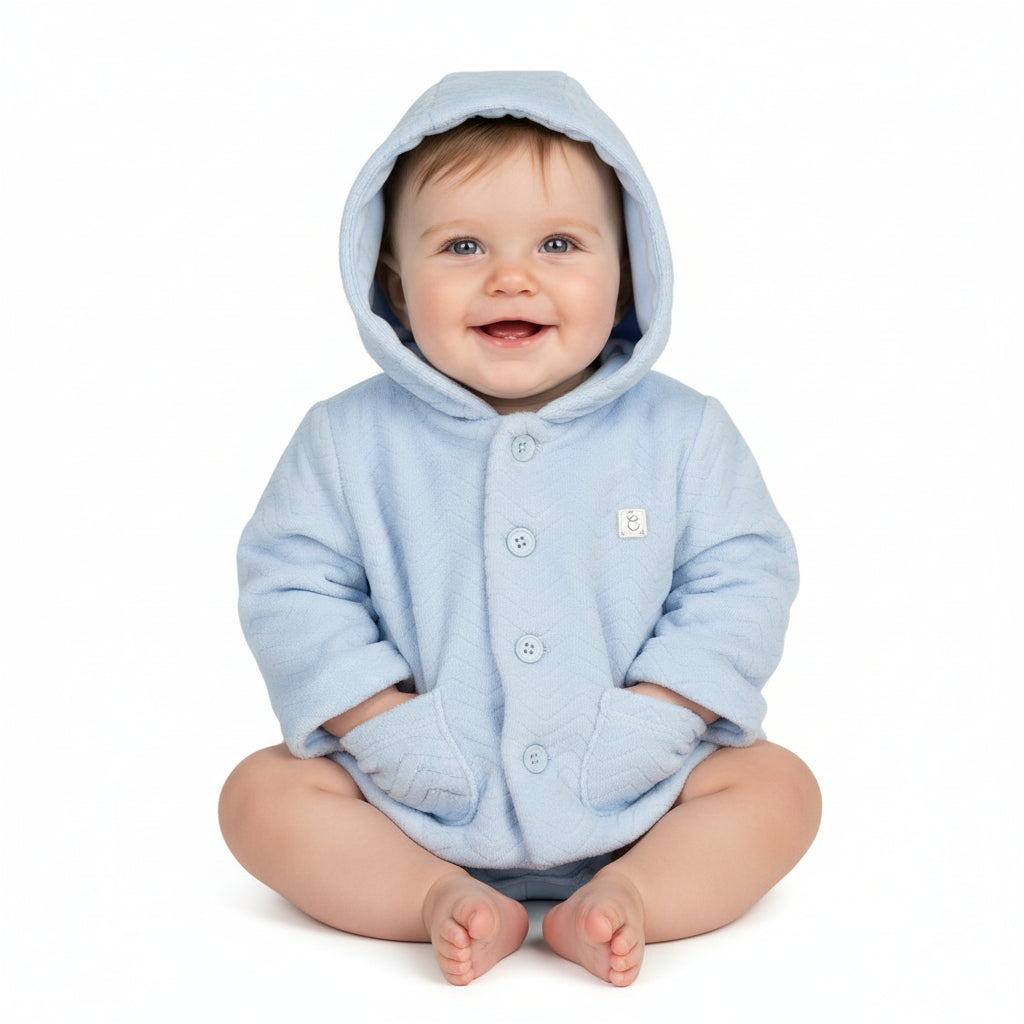Chicco Cardigan Azzurro con Cappuccio