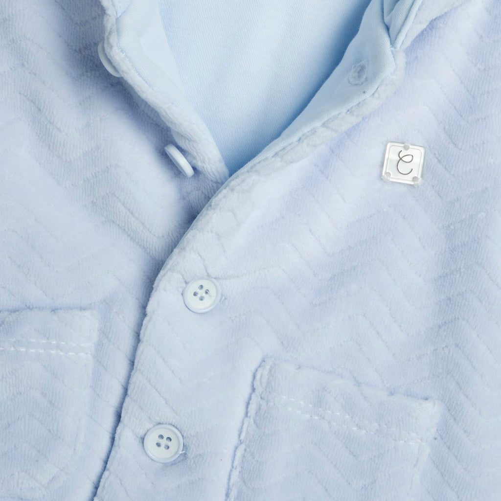 Chicco Cardigan Azzurro con Cappuccio