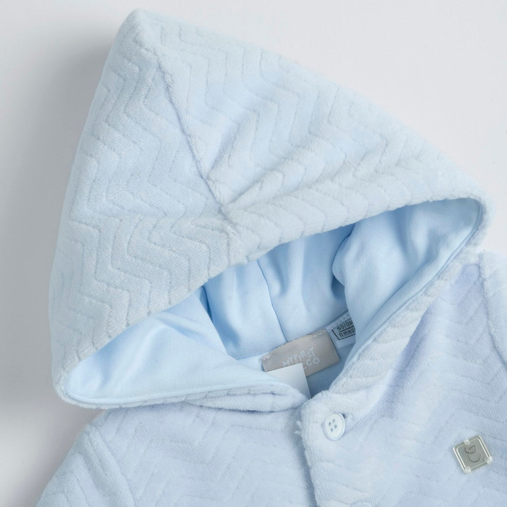Chicco Cardigan Azzurro con Cappuccio