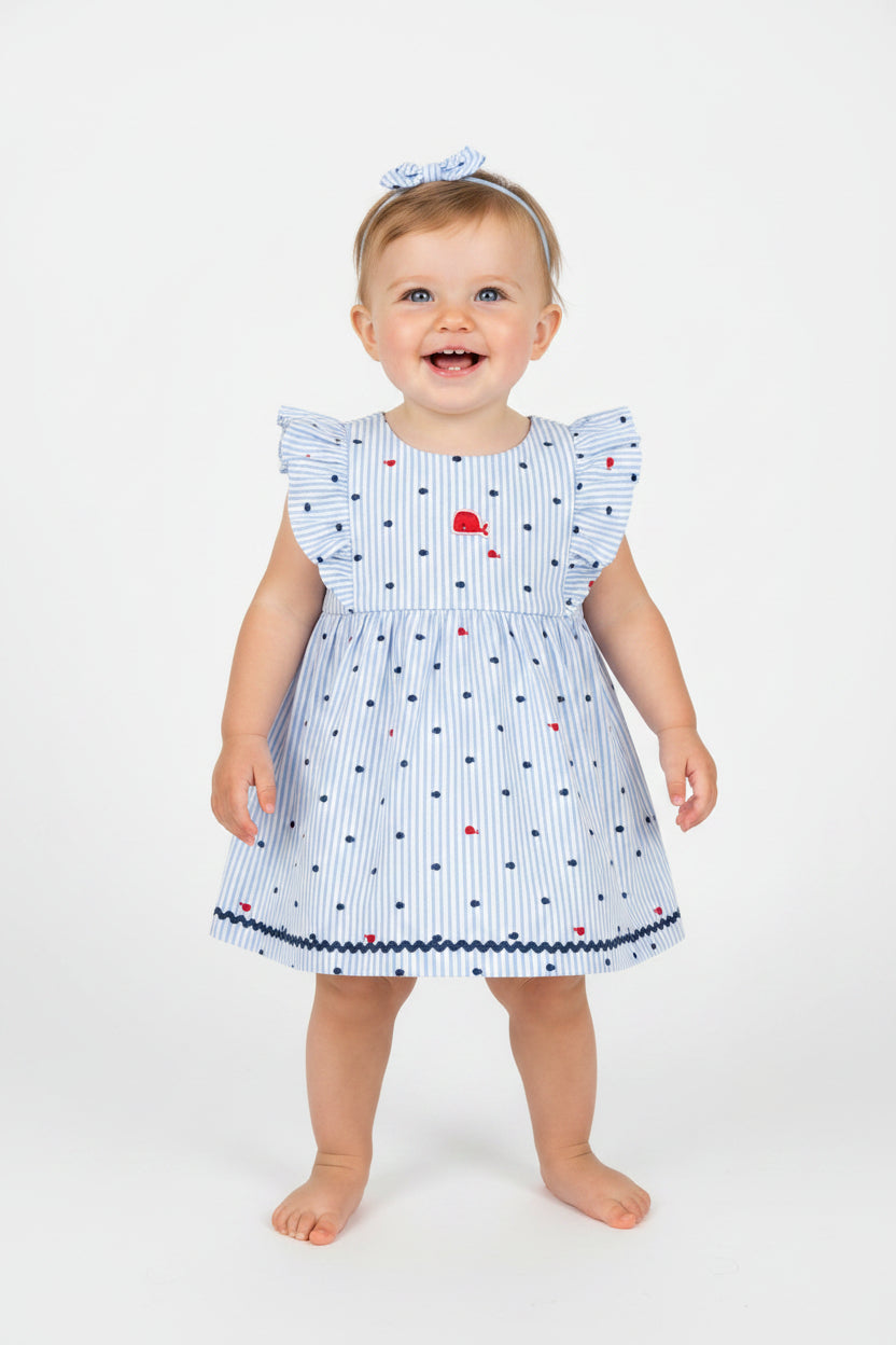 Chicco Vestito Manica Corta Jersey Stampato Bambina