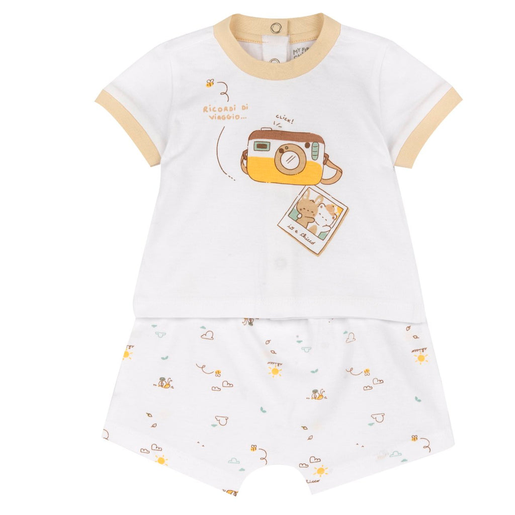 Chicco completo maglietta e pantaloni corti