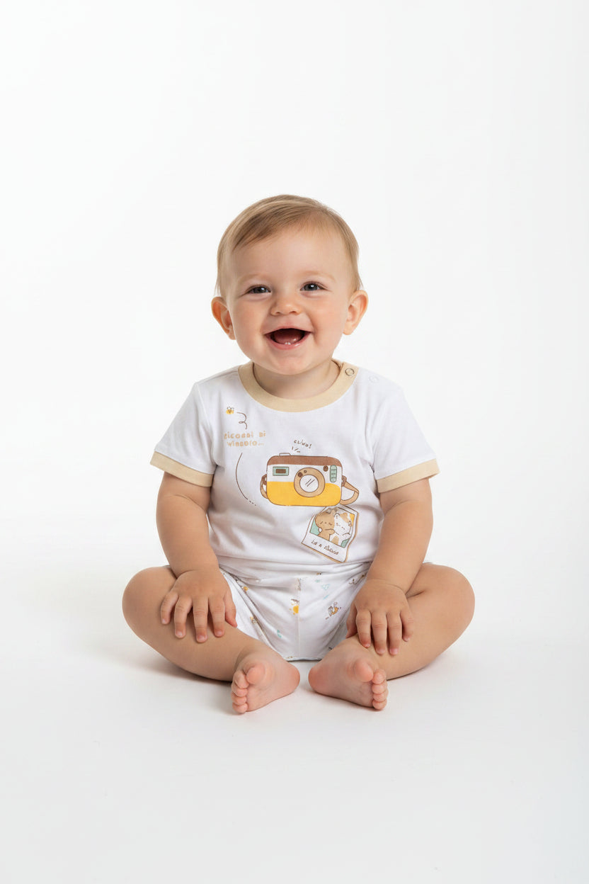 Chicco completo maglietta e pantaloni corti