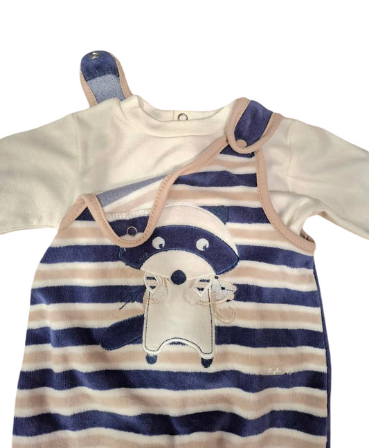 Luglio Tutina Neonato Ciniglia Intera