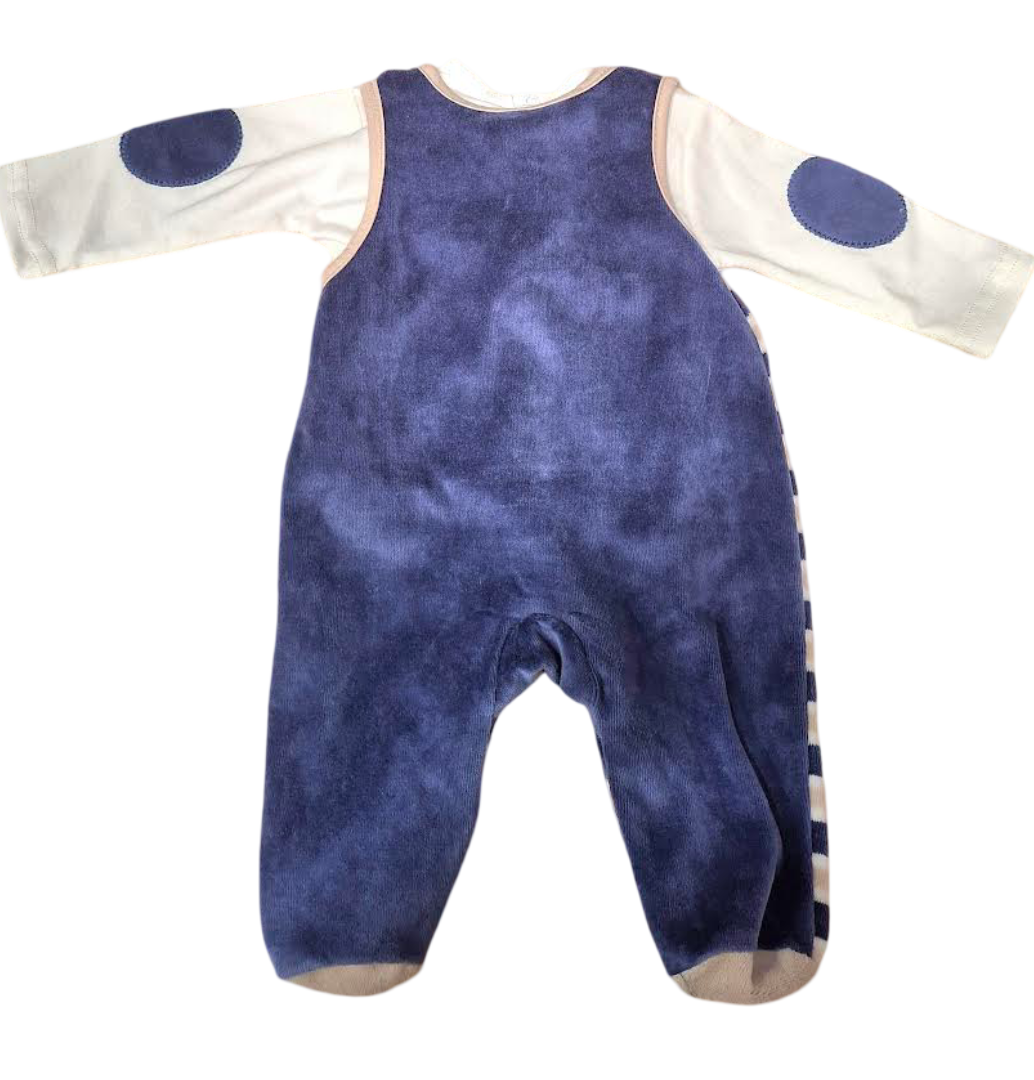 Luglio Tutina Neonato Ciniglia Intera