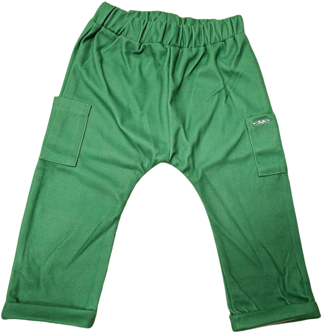 Luglio Completo Felpato Bambino Verde