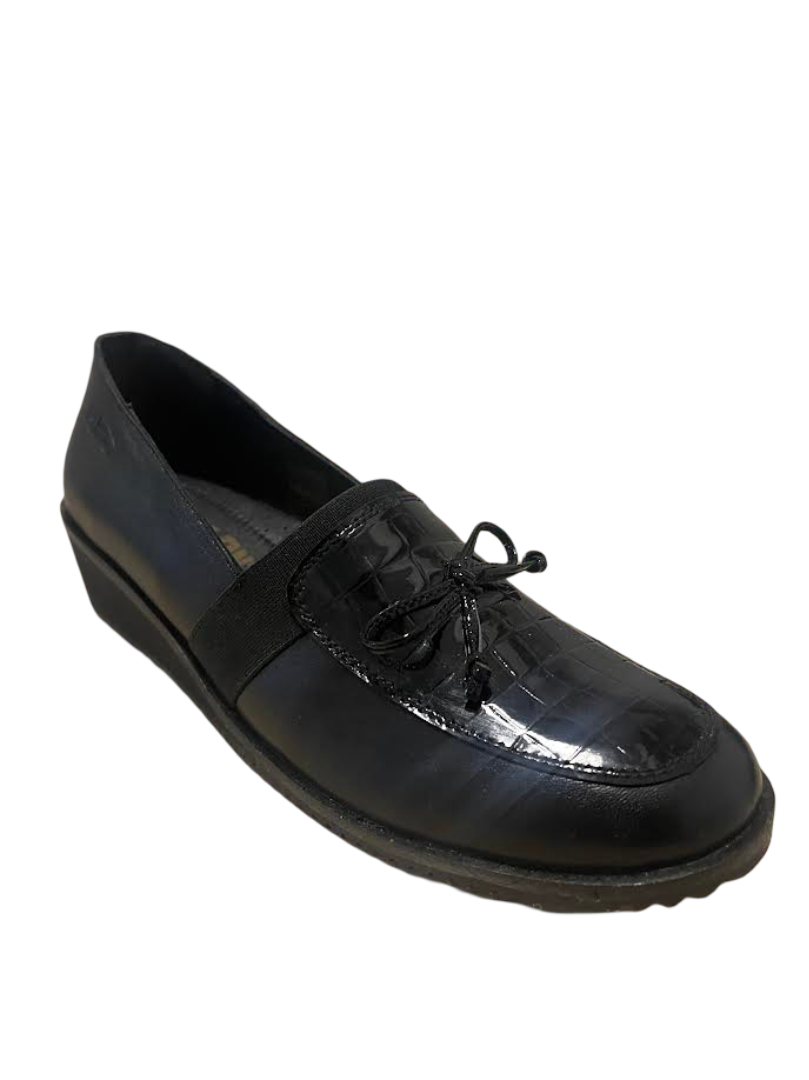 Plantas mocassino in pelle lucido 40