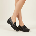 Gileplant mocassino scamosciato marrone lucido