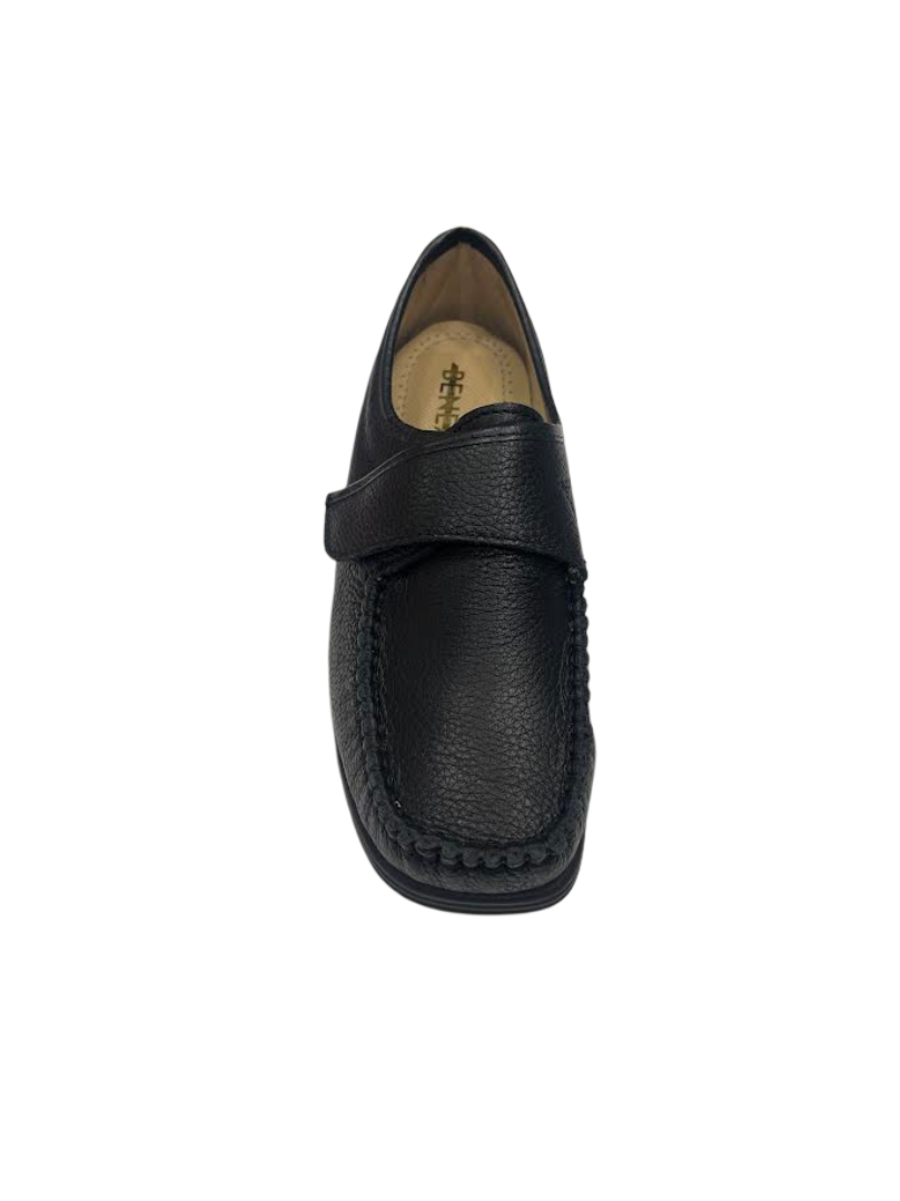 Benexa mocassino in pelle con velcro