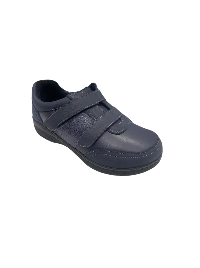 Benexa scarpa in pelle elasticizzata Blu