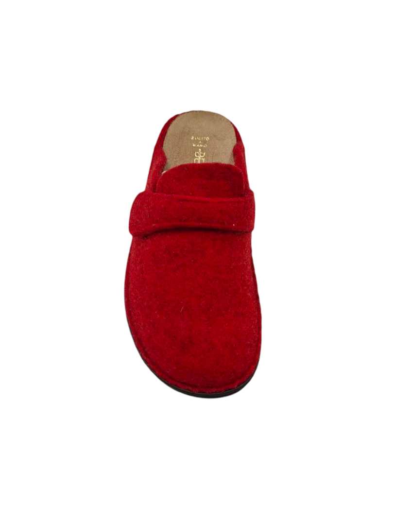 Benexa pantofola Donna in lana cotta Rossa