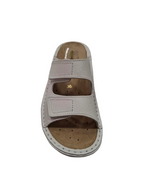 Benexa sandalo doppio velcro bianco